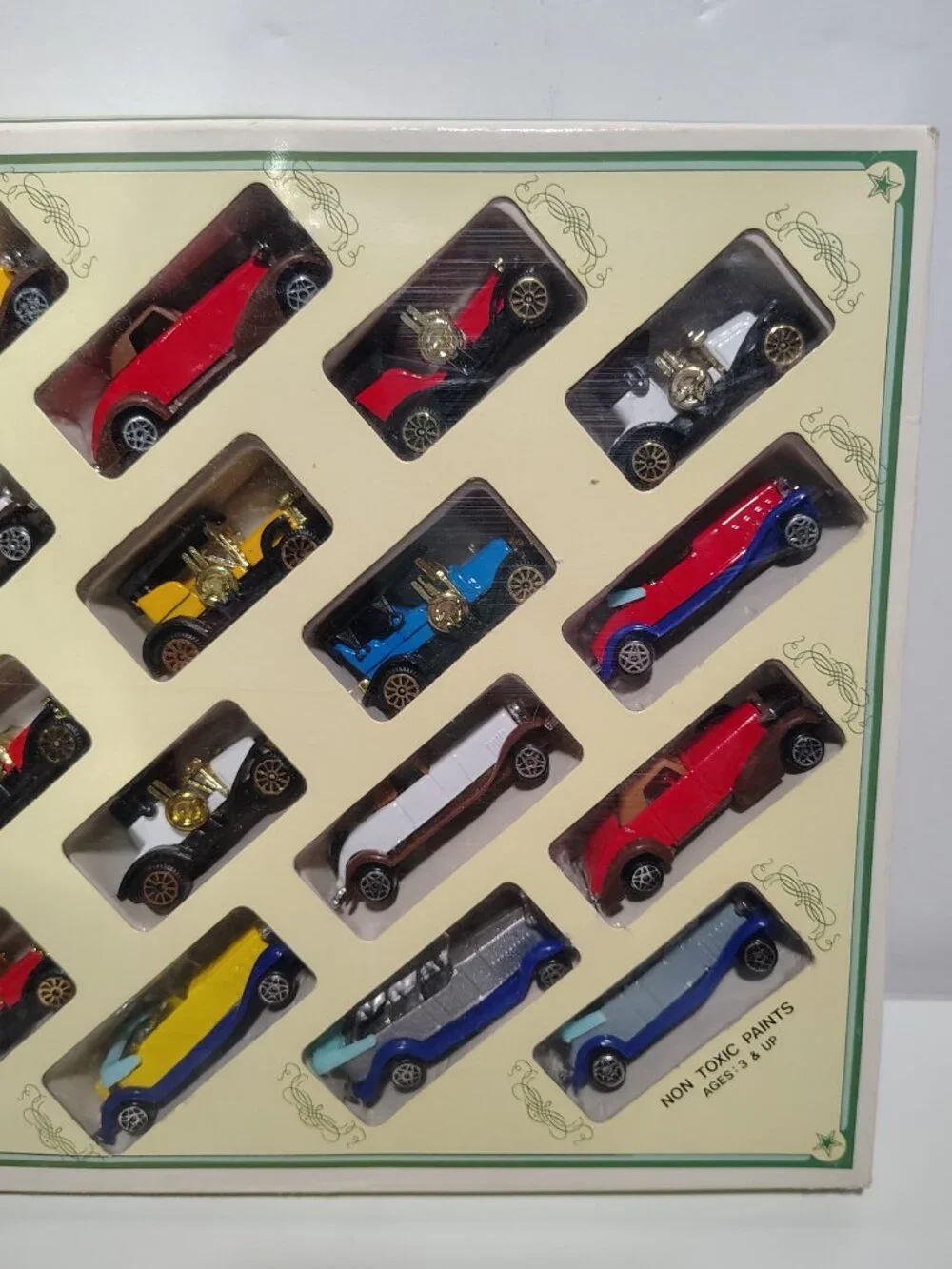 Vintage Jobar Classic Cars JC282 Die Cast Fastwheel 20 Car Set In Box